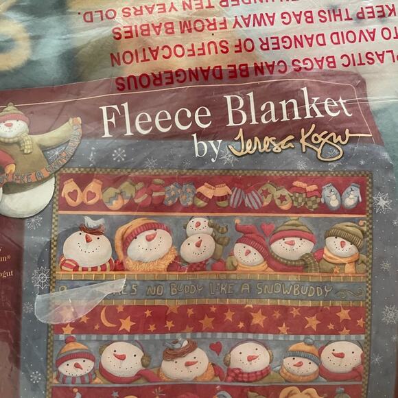 Snow Buddy fleece blanket - Picture 5 of 6
